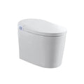 KZG modern white ceramic smart toilet with integrated bidet and heated seat — image 1
