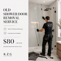 old shower door removal and haul-away service for Greater Los Angeles customers — image 1