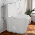 Modern One-Piece Elongated Toilet, 1.1/1.6 GPF — lifestyle 1
