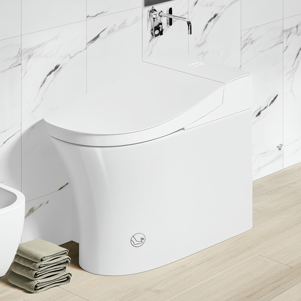 Smart Bidet Toilet — Elongated One-Piece with Auto Open/Close — lifestyle 5